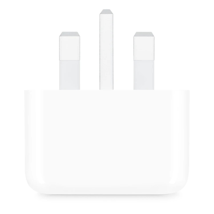 شارژر دیواری اورجینال 20 وات اپل مدل B/A، اتصال سه پین، درگاه خروجی USB-C