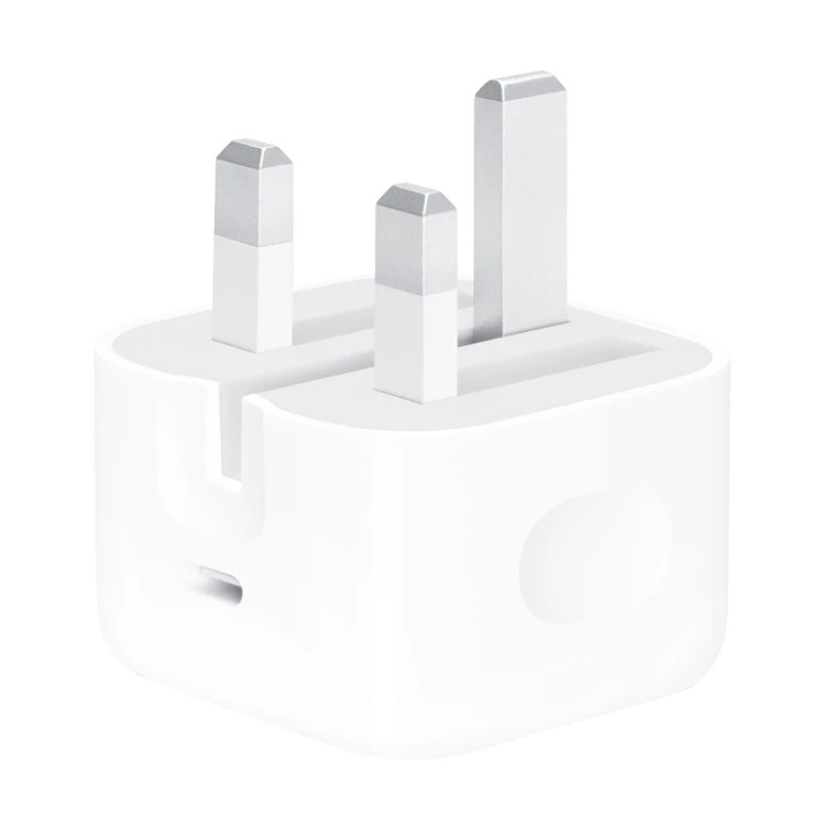 شارژر دیواری اورجینال 20 وات اپل مدل B/A، اتصال سه پین، درگاه خروجی USB-C
