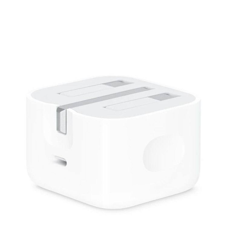 شارژر دیواری اورجینال 20 وات اپل مدل B/A، اتصال سه پین، درگاه خروجی USB-C